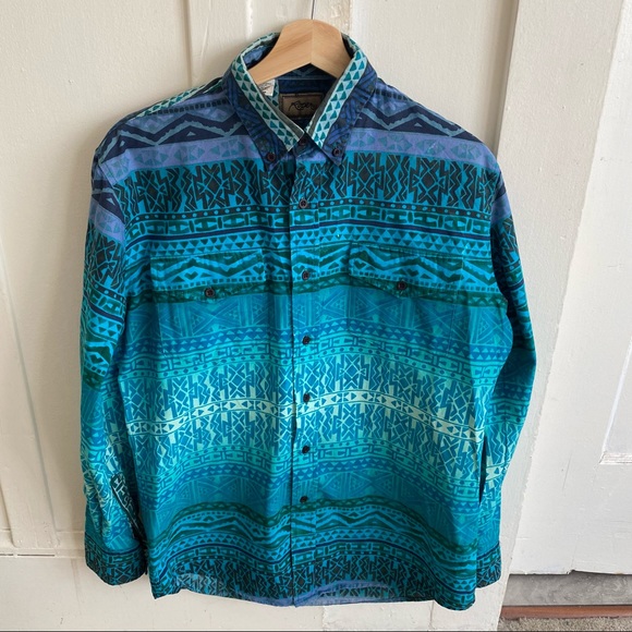 Vintage Other - Vintage Roper Psychedelic Western Cowboy Button-down shirt